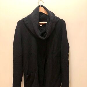 Beyond Threads Alpaca Wool Black Cowl Neck Sweater size XL